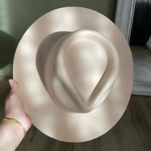 Wool hat cream beige SZ 59 Two Roads Hat Co